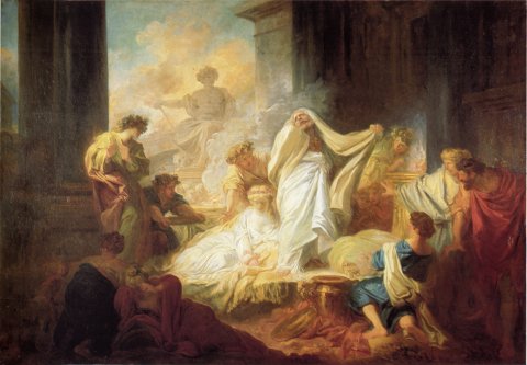 Fragonard, Corésus et Callirhoé (version d’Angers)