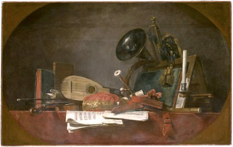 The Attributes of Music - Chardin