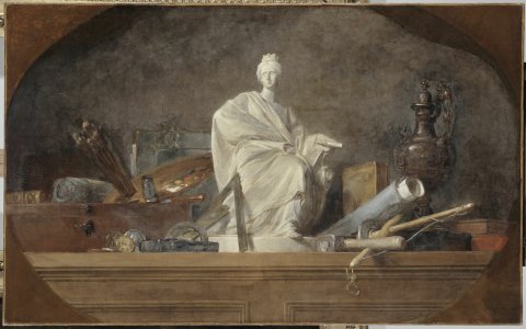 Les Attributs des arts (version du Louvre) - Chardin