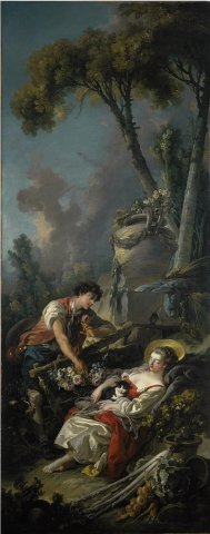 La jardinière endormie - Boucher