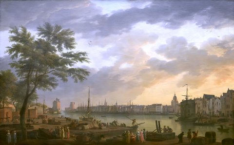 Vue du Port de La Rochelle - Vernet