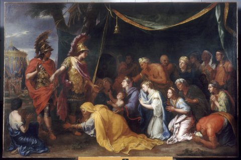 La tente de Darius - Le Brun