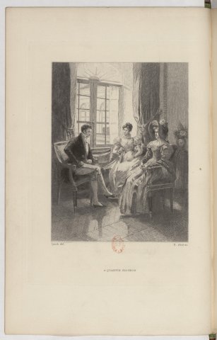 Rastignac chez Mme de Beauséant (Le Père Goriot, Quantin 1885) - Lynch