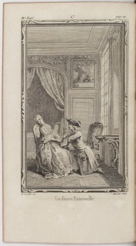 La Force paternelle (La Nouvelle Héloïse, Rey 1761 fig6) - Gravelot