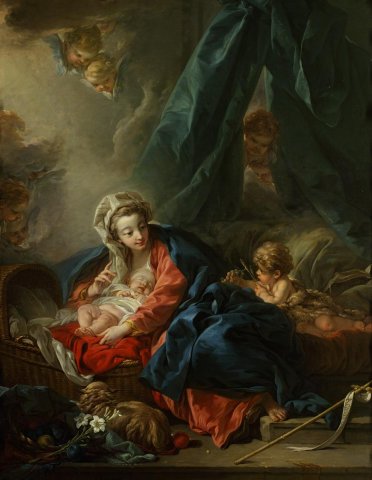 Le sommeil de l’enfant Jésus (version de Moscou) - Boucher