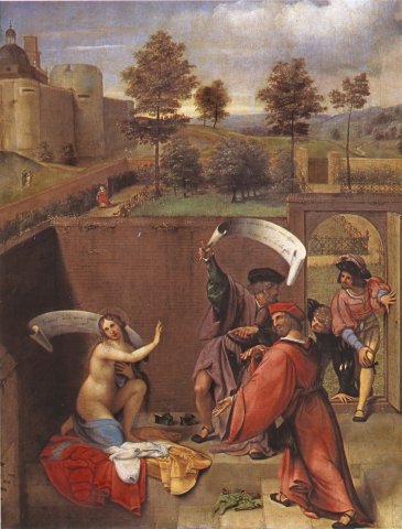 Suzanne au bain - Lorenzo Lotto