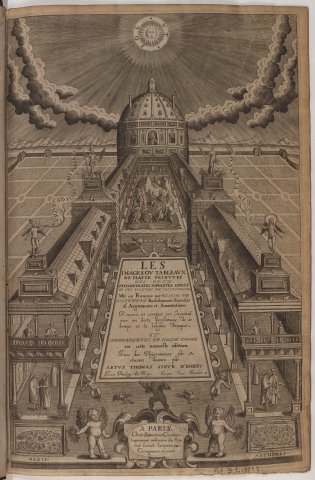 Frontispice des Images ou tableaux de platte peinture (éd. 1637) - Jaspar Isac