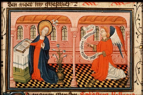 Annunciation (Utrecht Bible)