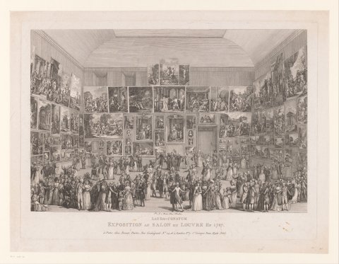 Exposition au Salon du Louvre en 1787 - Martini