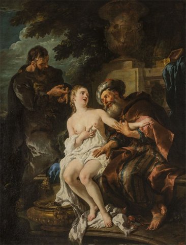 Suzanne et les vieillards (version de l’Ermitage) - Jean-François de Troy