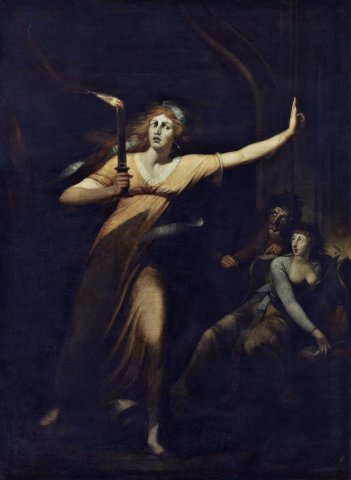 Lady Macbeth somnambule - Füssli