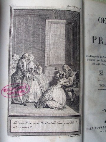Œuvres de Prévost, Paris, Boulland-Tardieu, 1823, tome XVIII (reprise de l'édition de l'hôtel Serpente, 1783-1784)