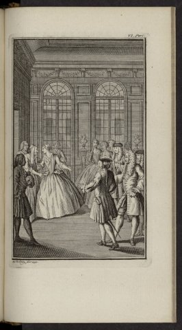 Marianne chez le ministre (La Vie de Marianne, 6e-part, ed. 1778) - Schley