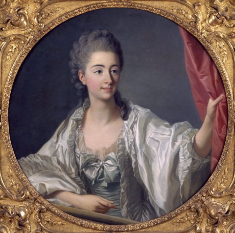Portrait of Laure-Auguste de Fitz-James, Princess of Chimay - L. M. Vanloo