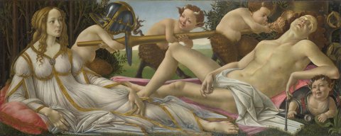 Mars et Vénus - Botticelli