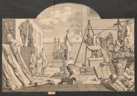 L’analyse de la beauté, ht. 1 (The Analysis of Beauty, Londres, 1753) - Hogarth