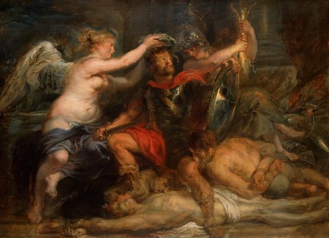 Un héros couronné par la victoire, Vienne, Kunsthistorisches Museum