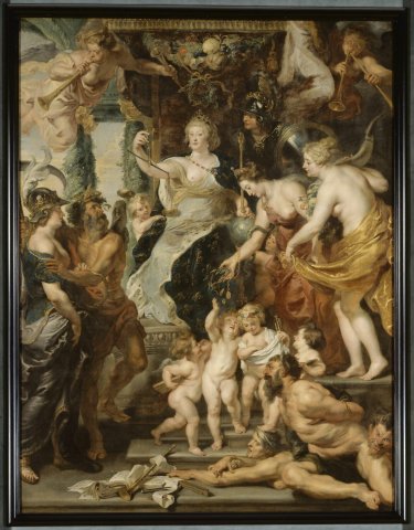 La félicité de la Régence (Cycle de Marie de Médicis) - Rubens