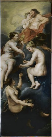Les Parques filant la destinée de la Reine (Cycle de Marie de Médicis) - Rubens