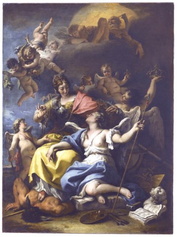 La France en Minerve écrasant l’Ignorance & couronnant la Vertu - Ricci