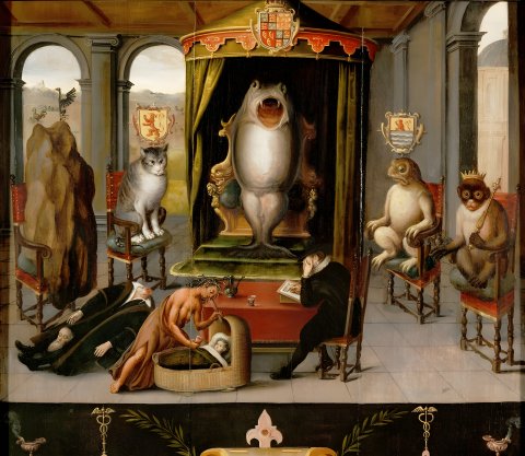 Satirical allegory of the Synod of Dort, 1622