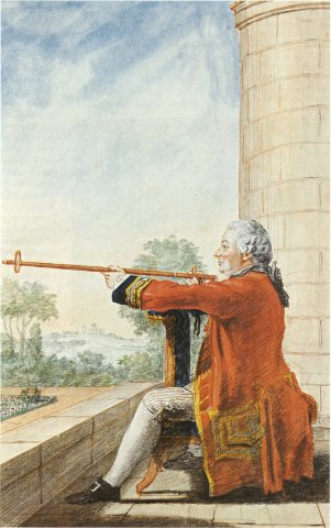 M. de Tourempré relevant des niveaux - Carmontelle