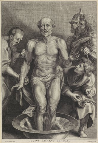 La mort de Sénèque - A. Voet II d’après Rubens