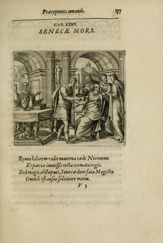La mort de Sénèque (Boissard, Theatrum vitae humanae) - Théodore De Bry