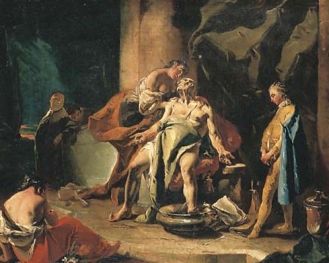 La mort de Sénèque (tableau) - Tiepolo