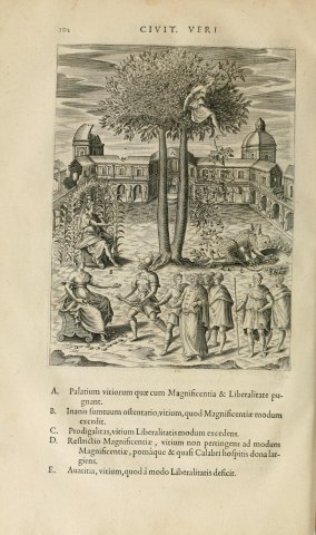 Palais des vices de libéralité (Bartolomeo Del Bene, Civitas Veri, Drouart 1609)