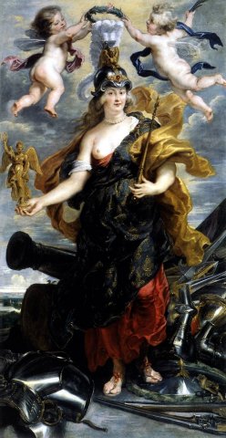 Marie de Médicis en Bellone (Cycle de Marie de Médicis) - Rubens