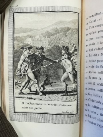 Les 2 amis de Bourbonne. Le duel (Contes moraux & nlles idylles in-8°) - Moreau