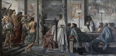 Le banquet de Platon - Anselm Feuerbach