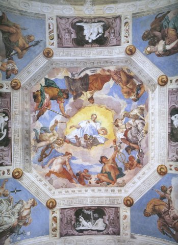 Le conseil des dieux (Villa Barbaro, salle de l’Olympe) - Véronèse