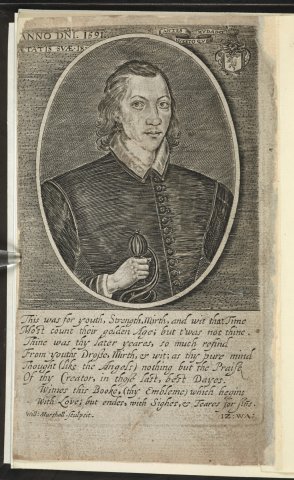 Portrait de John Donne à 18 ans - William Marshall