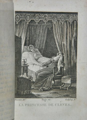 La mort de Mme de Chartres (La Princesse de Clèves, Desenne, 1818)