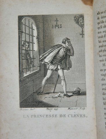 Dernière tentative du duc de Nemours pour revoir Mme de Clèves (La Princesse de Clèves, Desenne, 1818)