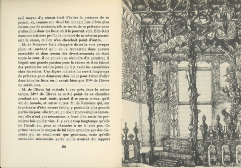 Baldaquin dans la chambre de M. de Clèves (La Princesse de Clèves, 1947) - A. Beaurepaire