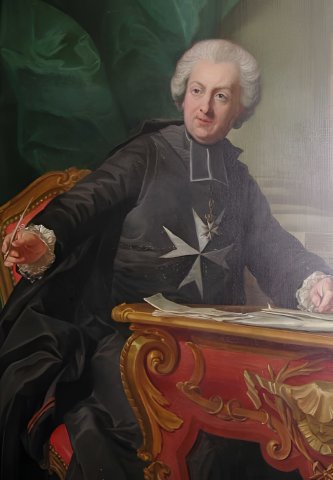 Portrait de l'abbé de Breteuil (version du château de Breteuil) - Louis-Michel Vanloo