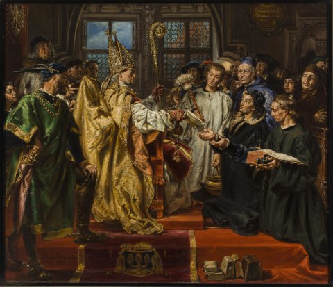 Fondation de l'Académie Lubrański / Założenie Akademii Lubrańskiego - Jan Matejko