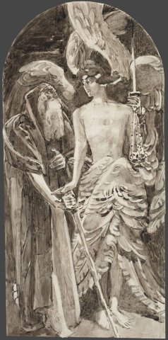 Le prophète / Пророк (dessin) - Mikhaïl Vrubel