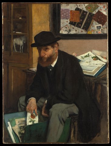 Le collectionneur d'estampes - Degas