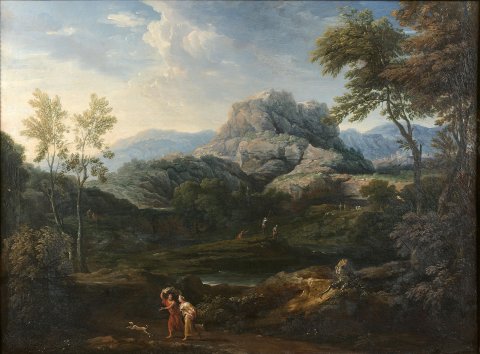 Paysage avec variation sur un sujet biblique - Hérault ?