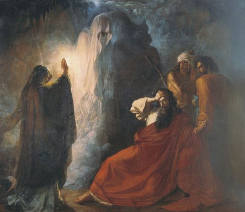 La sorcière d'Endor invoque l'ombre de Samuel - Martynov
